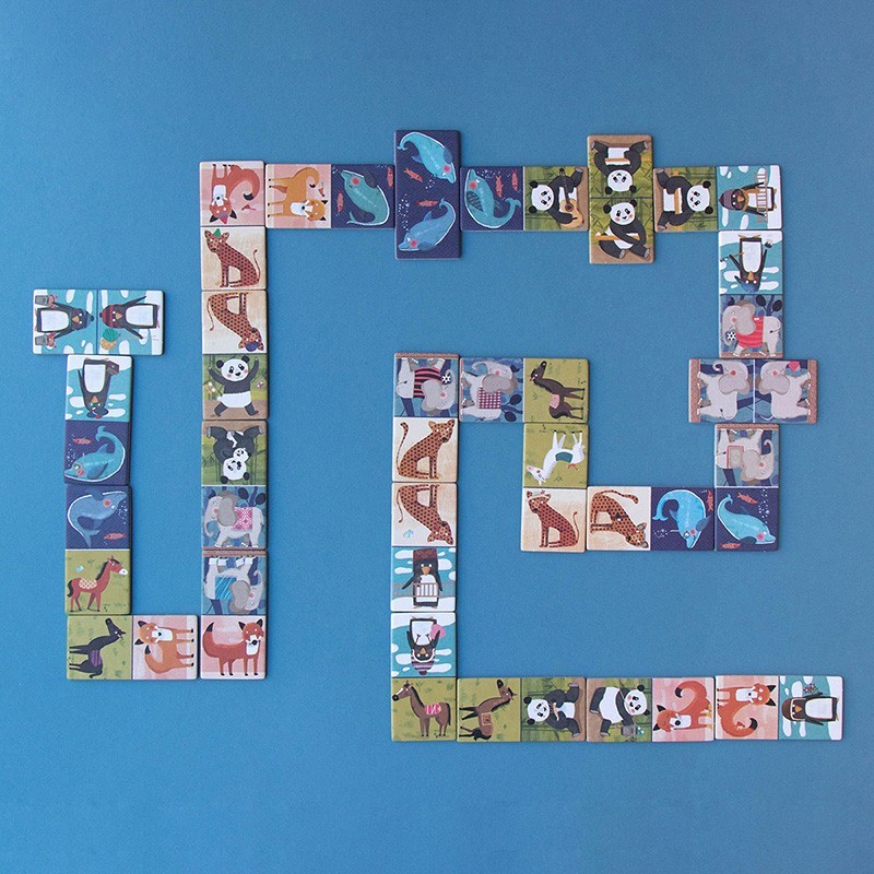 Juego de dominó reversible